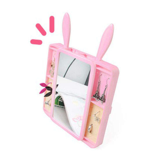 《小兔飾品收納鏡》常遺失飾品的女生請進♥