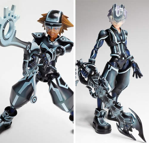 《王國之心》索拉&里克 PLAY ARTS改 可動模型超科幻~ 《王國之心》索拉&里克 PLAY ARTS改 可動模型超科幻~