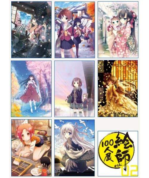 《繪師100人展 02》日本四月底開展！