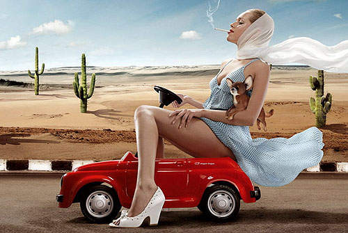 既性感又成人限定～這些真是車車的廣告嗎？