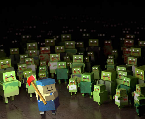 殭屍 x Minecraft x 開心農場 =? 殭屍 x Minecraft x 開心農場 =?