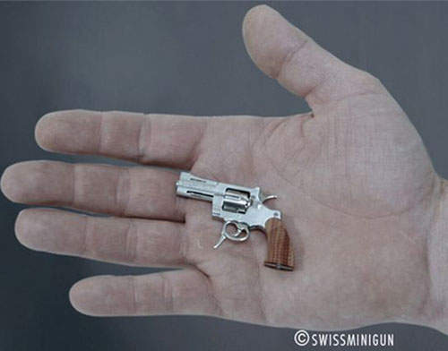 石平！《Swiss Mini Gun》世界上最小的手槍