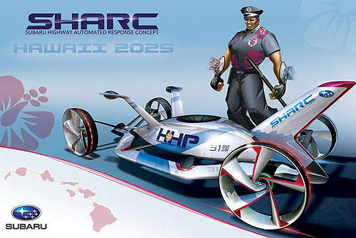 《速霸陸SHARC》如果2025年的警車真的長這樣... 《速霸陸SHARC》如果2025年的警車真的長這樣...