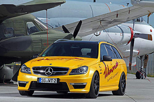 大補丸入口！這輛賓士C63 AMG旅行車現在很火～