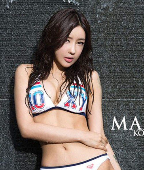 性感女模《朴新美》波滔胸湧好害羞