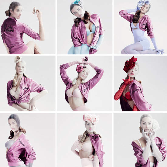 《維多利亞的秘密》絲襪套頭時尚月曆