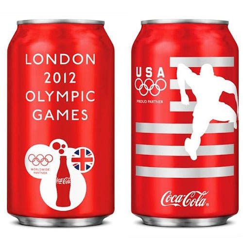 可口可樂《2012倫敦奧運紀念罐》登場 可口可樂《2012倫敦奧運紀念罐》登場