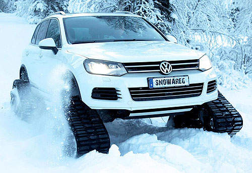 《VW Snowareg》這樣的車車是要準備去打仗嗎？