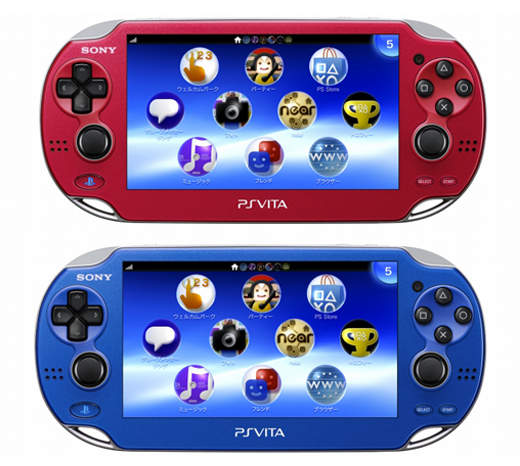 PS VITA「絕色紅」&「寶石藍」新色亮相 還能拿來看漫畫？！