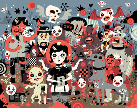 又俏皮又暗黑的俄羅斯藝術家:miaou miaou 又俏皮又暗黑的俄羅斯藝術家:miaou miaou