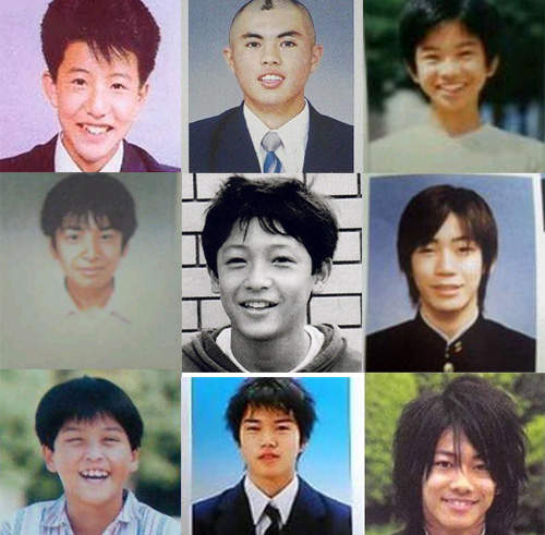 《明星小時候》日本男明星的畢業照大公開～好青澀的一段時光呀！
