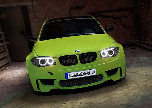 SchwabenFolia改造《BMW 1系列M Coupe》像芥末一樣嗆辣~ SchwabenFolia改造《BMW 1系列M Coupe》像芥末一樣嗆辣~