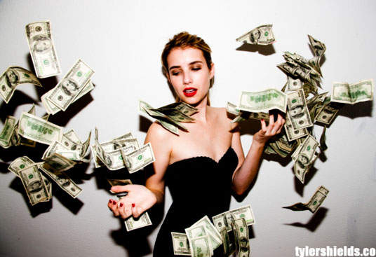 到底是炫富還是藝術？Emma Roberts與十萬美金的藝術照