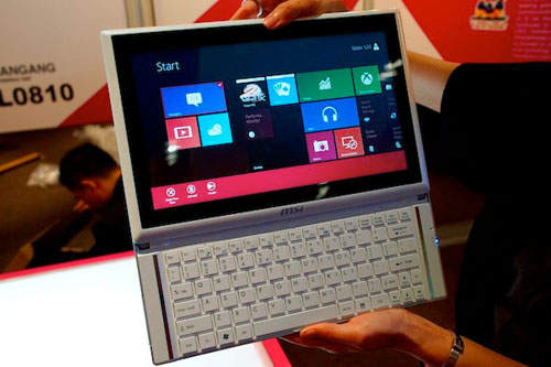 Ultrabook大變身!微星展示最新「滑蓋 」Ultra平板《Slider S20》! Ultrabook大變身!微星展示最新「滑蓋 」Ultra平板《Slider S20》!
