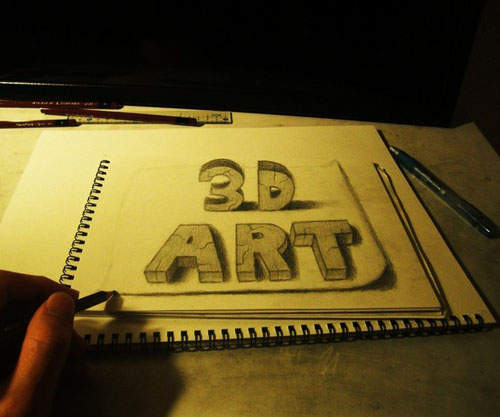 《3D鉛筆插畫》讓我好想摸一下