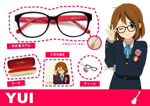 《K-ON!輕音部》角色專屬眼鏡周邊全公開 《K-ON!輕音部》角色專屬眼鏡周邊全公開