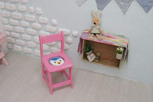 媽媽的巧思！女兒又多了張可愛的小椅子！