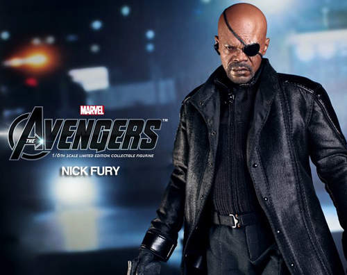 復仇者聯盟 神盾局長山繆叔 爆帥模型 