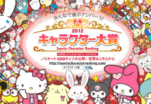 《三麗鷗卡通人物角色大賞》2012～～得獎的是？！？！