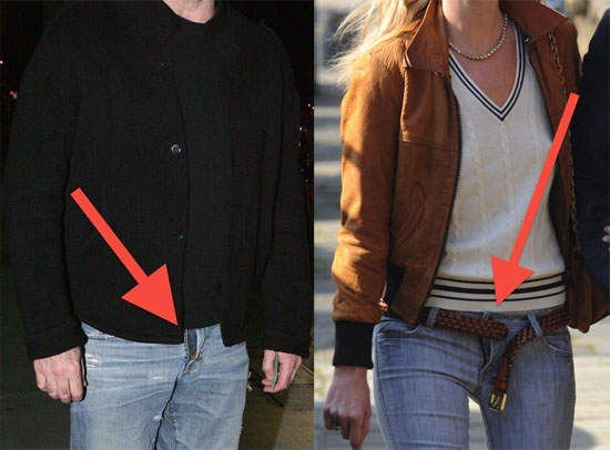 明星忽略的小動作　大明星一急也是會忘記拉拉鍊