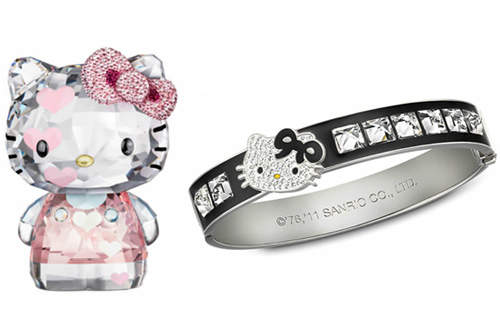 《水晶凱蒂貓》Swarovski x HELLO KITTY 打造出亮晶晶的凱蒂貓! 《水晶凱蒂貓》Swarovski x HELLO KITTY 打造出亮晶晶的凱蒂貓!