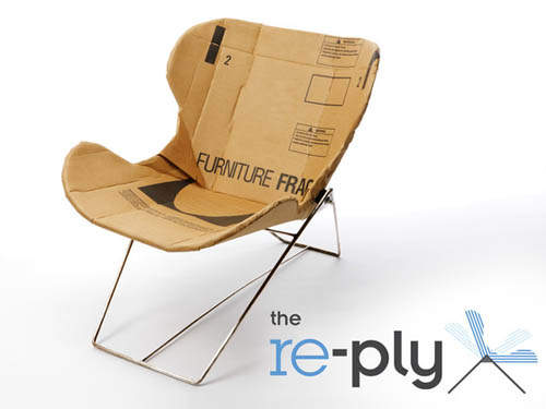 《紙板躺椅》用紙箱也能做出舒適的躺椅喔～