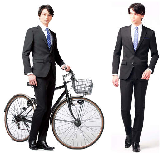 騎單車也帥氣!單車族專用西裝 騎單車也帥氣!單車族專用西裝