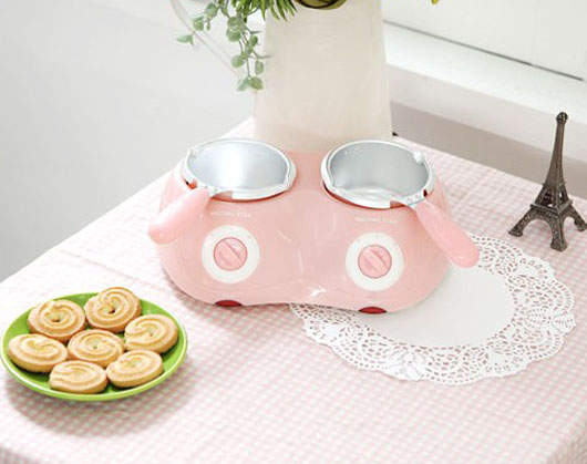 情人節用《Pink巧克力融化爐》親手做巧克力送情人吧❤ 