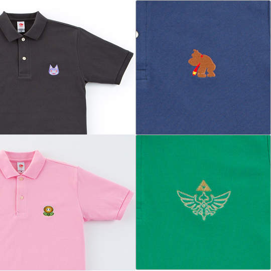 任天堂俱樂部期間限定會員特典自製POLO衫♪ 任天堂俱樂部期間限定會員特典自製POLO衫♪