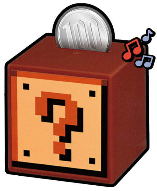 《超級瑪莉歐存錢筒》投錢進去就會叫喔！(摳因～♪)