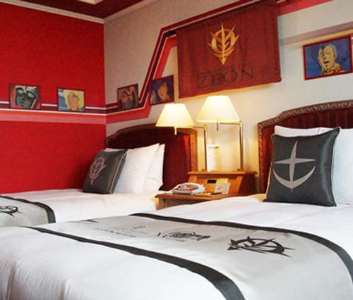 鋼彈主題套房 豪華的房間讓人迫不及待想住一晚 鋼彈主題套房 豪華的房間讓人迫不及待想住一晚