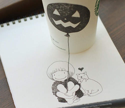 天氣涼了~搭配可愛插圖喝杯熱咖啡暖暖身心吧(・∀・) 天氣涼了~搭配可愛插圖喝杯熱咖啡暖暖身心吧(・∀・)