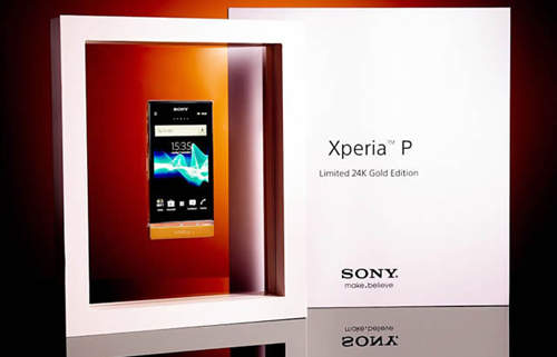《Sony Xperia P》黃金24K金身加持 超閃光限量亮相~ 《Sony Xperia P》黃金24K金身加持 超閃光限量亮相~