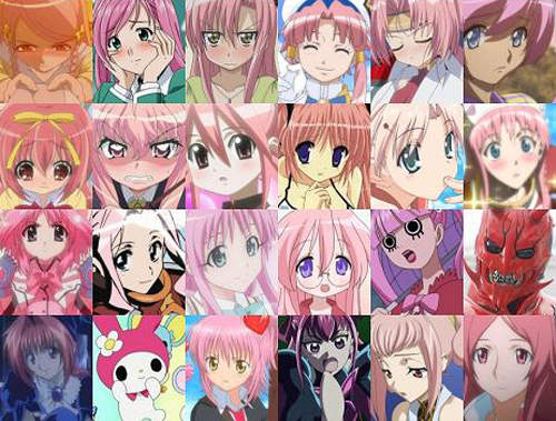 我最喜歡♥的粉紅色頭髮二次元女角 TOP 10