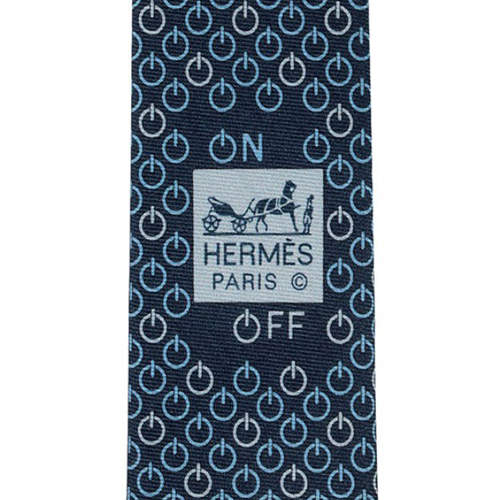 愛馬仕Hermes領帶也科技化？開啟了領帶電源會？