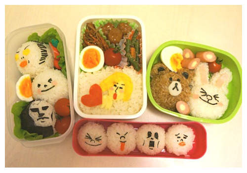 《LINE便當》特色貼圖也裝到便當裡去囉♥