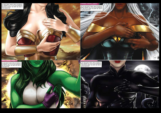 DC與Marvel女英雄 聯手防治乳癌