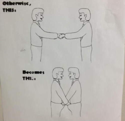 「上完廁所一定要洗手!」 不然會...... 「上完廁所一定要洗手!」 不然會......