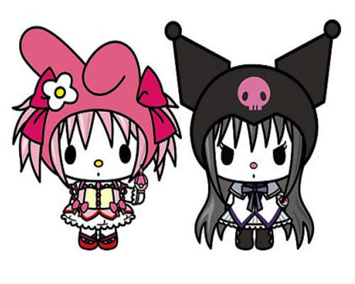 《魔法少女小圓 x 美樂蒂》合作商品  顏色也太搭了！