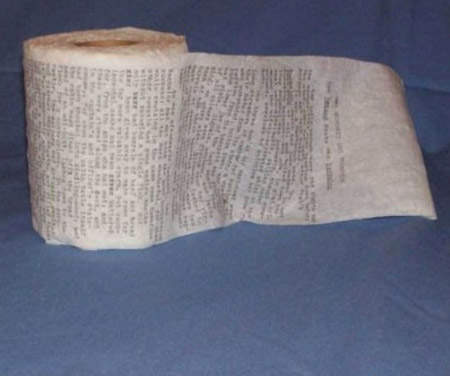 《白鯨記》廁所衛生紙 還是手打的...... 《白鯨記》廁所衛生紙 還是手打的......
