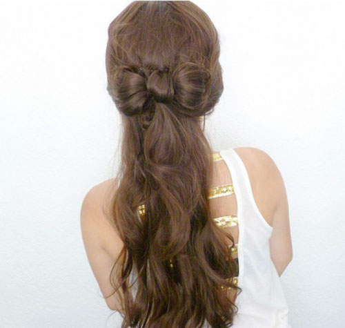 Gaga的蝴蝶結頭～其實也可以變成氣質款