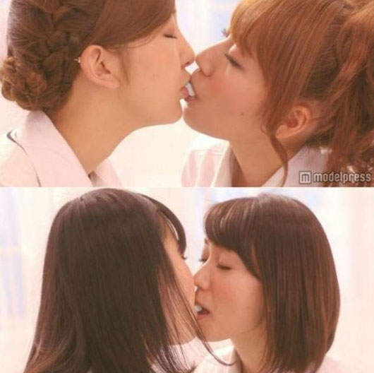 《AKB48糖果廣告》口對口傳遞糖果(羞)