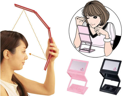 無死角零缺陷的美麗小道具:「 4 面鏡」& 「假睫毛專用鏡」 無死角零缺陷的美麗小道具:「 4 面鏡」& 「假睫毛專用鏡」