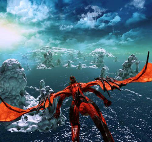 KINECT《紅龍》 駕馭飛龍真是太夢幻了～