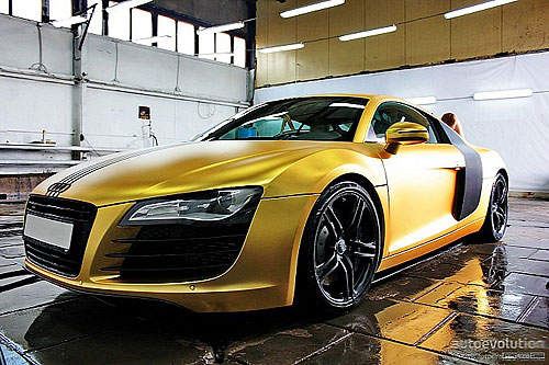 Audi R8金裝加身~就算沒有電眼也能超神氣!(閃) Audi R8金裝加身~就算沒有電眼也能超神氣!(閃)