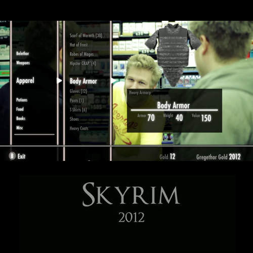 2012年版的《上古卷軸》 Fus Ro Dah! 2012年版的《上古卷軸》 Fus Ro Dah!