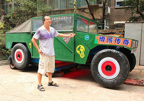 山寨超跑不稀奇～對岸神人打造《博派傳奇》變形金剛