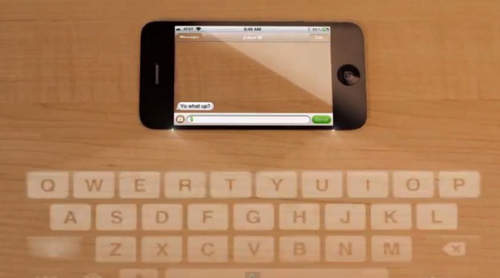 超科幻「哀鳳」隱形鍵盤 未來手機鍵盤的新選擇!? 超科幻「哀鳳」隱形鍵盤 未來手機鍵盤的新選擇!?