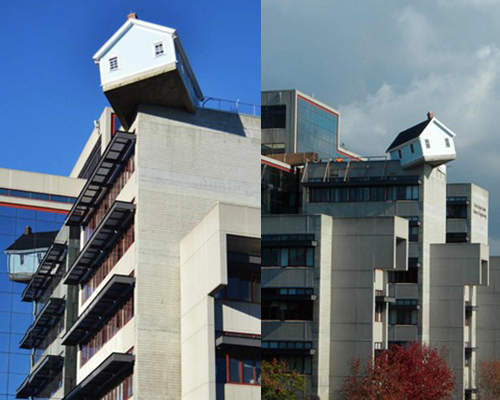 天外飛屋!?插進大樓的小木屋究竟是...? 天外飛屋!?插進大樓的小木屋究竟是...?