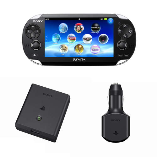 PS VITA 的「車充」與「行動電源」 即將發售！